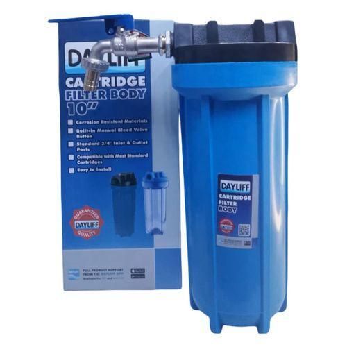 10 OUTDOOR WASHING MACHINE BLUE SEDIMENT FILTER BODY, COMES WITH FREE (10 CARTRIDGE, LIRLEE TAP, THREAD TAPE & 2 GI REDUCING SOCKETS *)