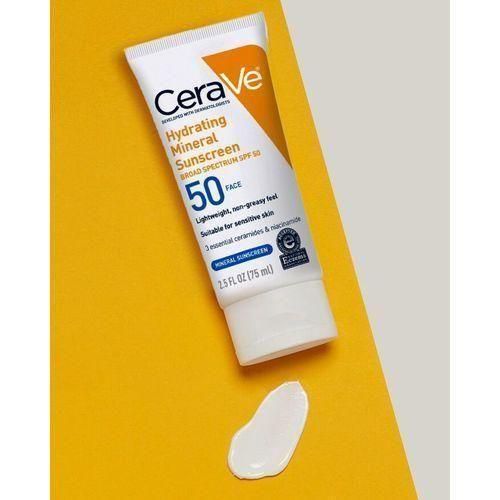 C.Hydrating Mineral Sunscreen Face SPF 50-Non Greasy Suitable For Sensitive Skin