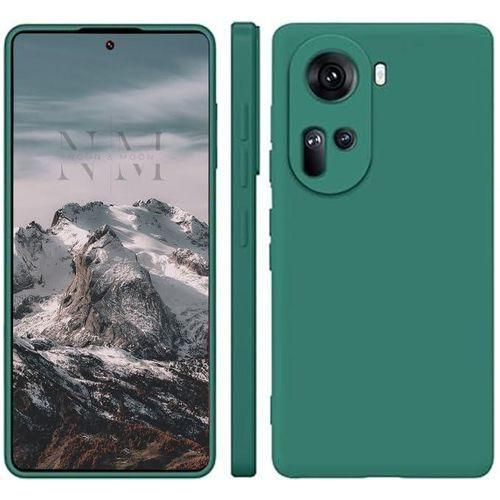 Oppo Reno 11 5G Back Cover Case Liquid Silicone Cover Full Body Protective Cover Slim Phone Cover Anti-Scratch Soft Microfiber Lining