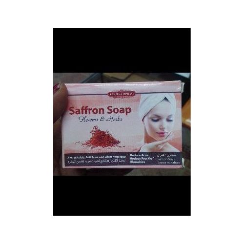 Saffron soap