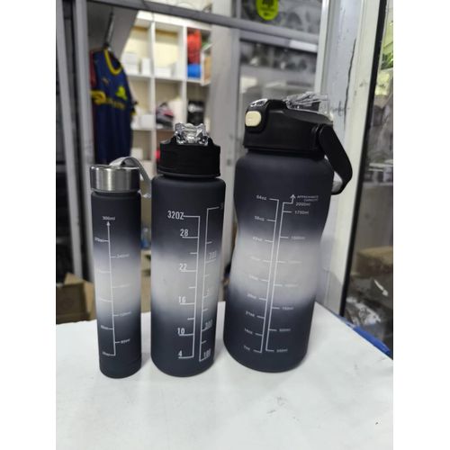 3 in 1 Motivational Water Bottle