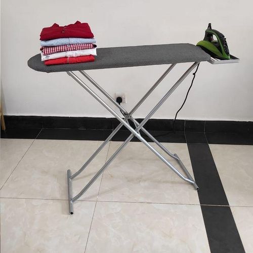 Metallic Ironing BoardFoldable Ironing Board with Iron RestCollapsible Ironing TableMetal Frame Ironing Board