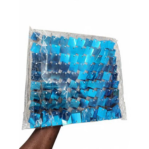 Blue Sequin Shimmer Wall Panel Backdrop(30×30cm)