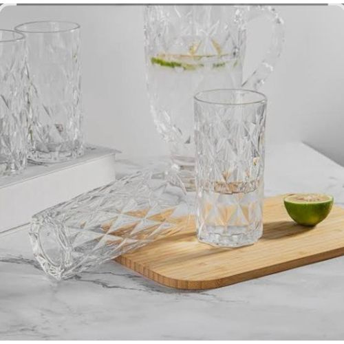 6pcs Beverage Drinking Water Glasses