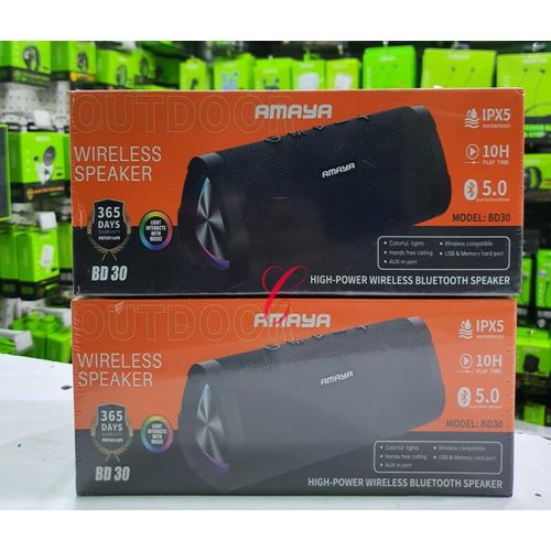 Amaya BD30 – Mini Wireless Speaker With Crystal Sound And Long Battery Life