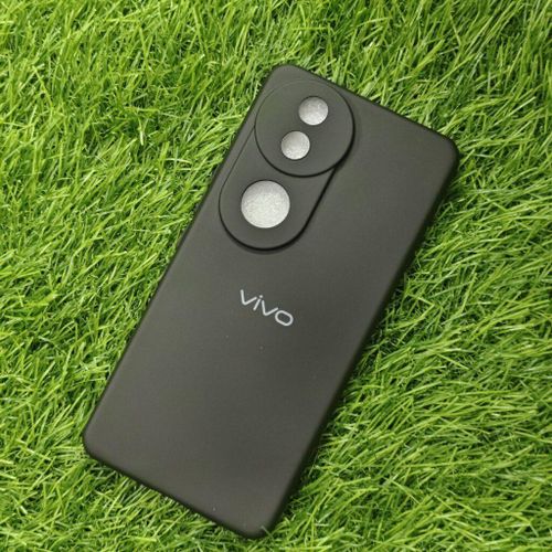 Vivo V50 Silicon Back Cover With Soft Cloth inside