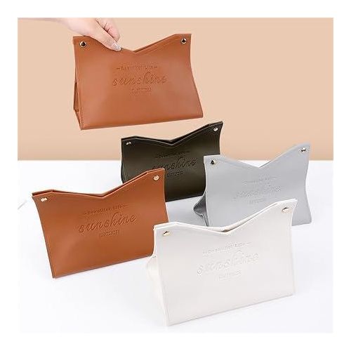 2 pcs Tissue Box Creative Tissue Box Decoration Living Room Bedroom Kitchen Office Storage Box Waterproof Dustproof Towel Holder Tissue Box