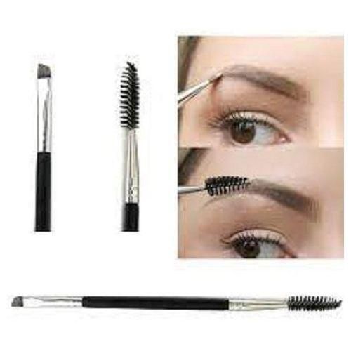 Professional Double-Ended Angled Eye Brow and Spoolie Brus