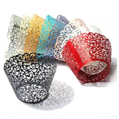 Filingree Lace Cup Cake Wrapper Liner