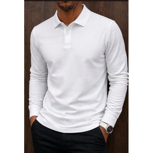 Mens Long Sleeve shirt-Slim Fit Casual Cotton Top