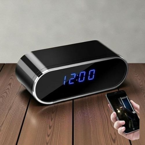 High Sensitivity Hidden Design 1080P Full HD 4K WiFi Alarm Table Clock Hidden Spy Camera