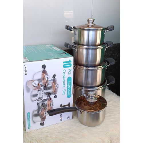 Pot 10pc Cookware Set