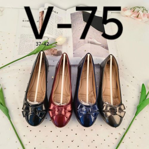 LADIES DOLL SHOES -MAROON