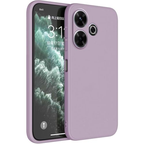 Soft Flexible Silicone Case for OPPO A3x Shockproof Anti-Scratch Slim TPU Protective Back Cover Purple