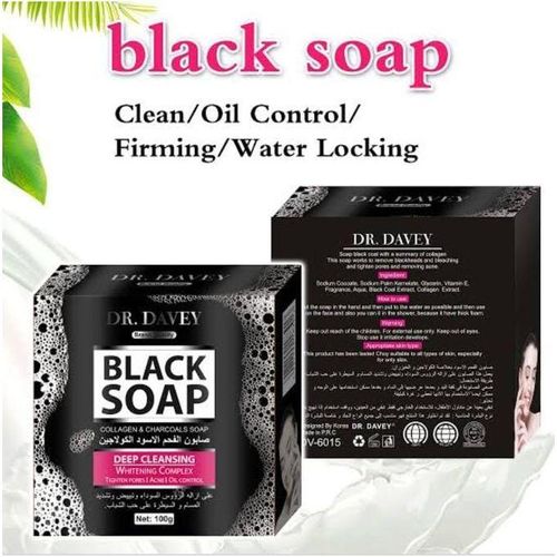 Black Soap With Collagen & Charcoal, Acne Treatment