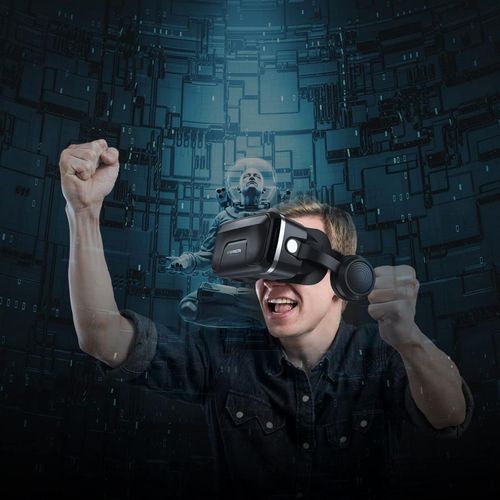 Shinecon Virtual Reality Headset – Watch 3D Movies & Play Games in HD with Ergonomic Comfort Strap