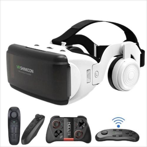 3D Glasses Virtual Reality Customized All-in-one VR Glasses Phone Headset Binoculars Video Game With Lens Gaming Machine