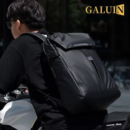 Large capacity backpack, casual travel laptop bag, business men's backpack, sports basketball backpack - black