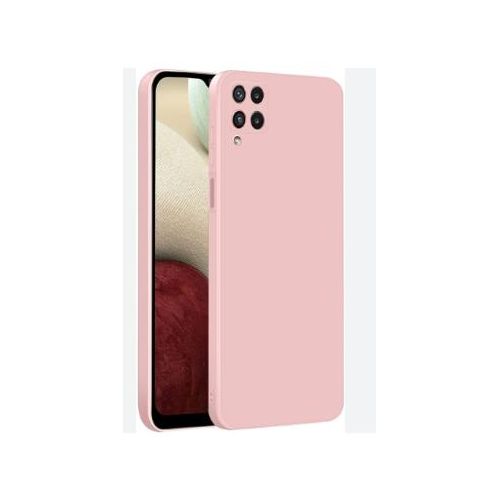 Soft Silicone Back Cover for Samsung Galaxy A12 - Pink, anti-fingerprint, anti-scratch, durable silicone case
