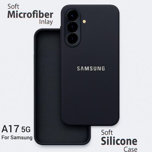 Galaxy A17 5G Black Original Liquid Silicone phone case/cover