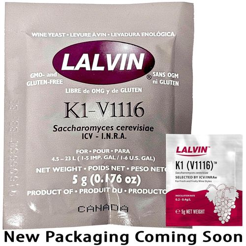 Best Brewing Yeast in Africa K1-V1116 Saccharomyces cerevisiae Wine Yeast - 1 Pack