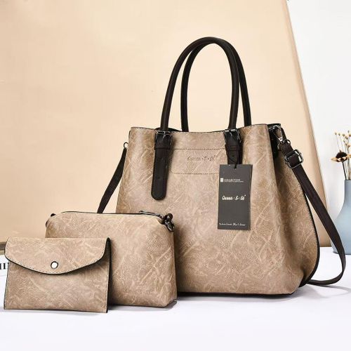 Classic Shoulder bags 3 in 1 Bucket bags Women Leather Handbags Ladies Sling Bags Purse 3 in 1 Set bags