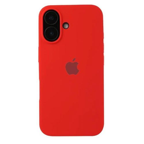 Premium Red Silicone Shockproof Case for iPhone 17 - Soft Touch Slim Fit