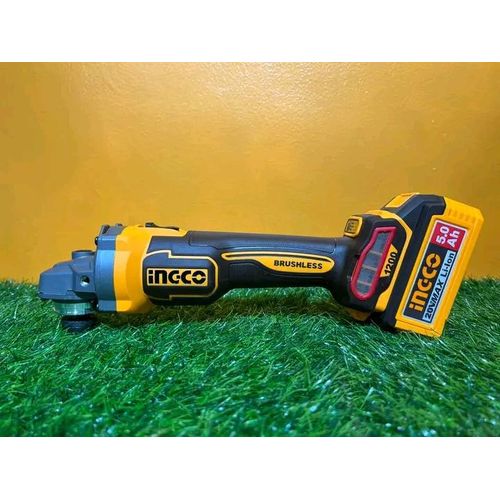 Rechargeable angle grinder with extra handle