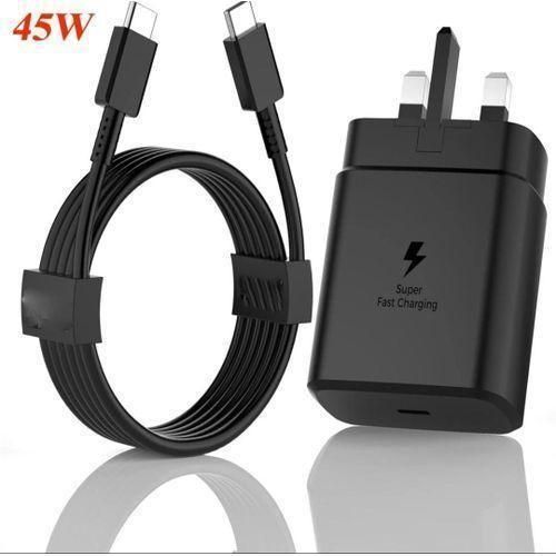 Samsung 45W Original Super Fast Charger With 5A C To C Fast Cable.