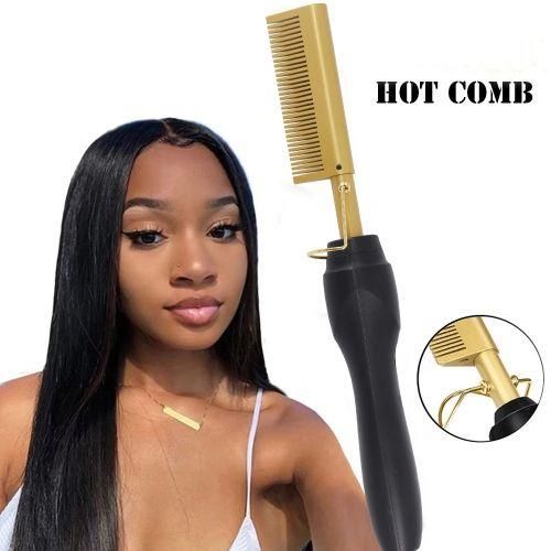 Golden Comb Electric Heat Hair Straightener