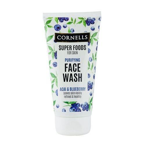 Cornells Acai Blueberry Face Wash 150ml Refreshing Natural Skin Cleanser