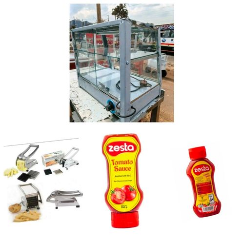BEST IN SALE – COMPLETE JUAKALI CHIPS BUSINESS STARTER COMBO!!! This powerful combo gives you the essential equipment to start serving customers immediately without stress. No complicated setup. No extra expenses. Just plug.