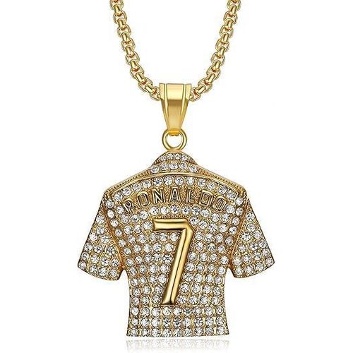 Number 7 Soccer Jersey Necklace for Boys, No.7 Soccer Jersey Ball Necklace for Mens, No.7 Jersey Soccer Necklaces for Football Fans