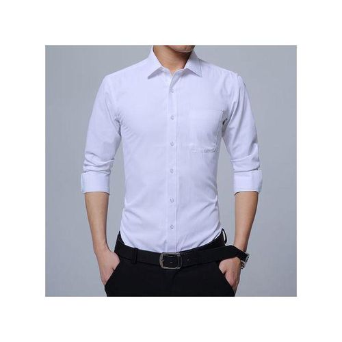 WHITE Official Mens Longsleeve Shirt