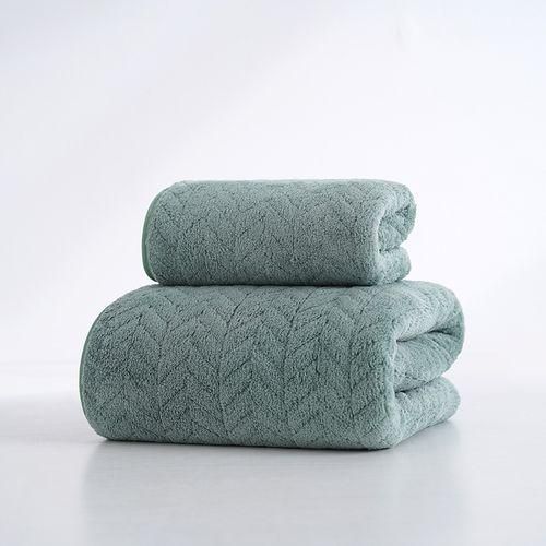 Premium 2-in-1 Set Soft Absorbent Bath Towels Bathing Towels and Facial Towels