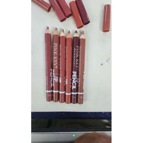 6pcs Nude lip liner pencil pink key