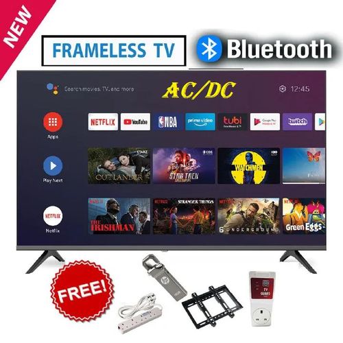 40R1S, 40" inch AC/DC Smart Android TV LED Digital TV USB HDMI VGA Inbuilt Decoder , Netflix, Youtube + 4 FREE GIFTS
