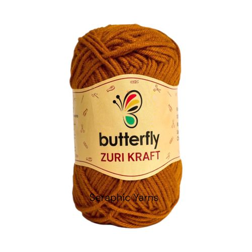 Brown B Zuri Kraft Acrylic Chunky Yarn 5PCS 100g per ball 100 Acrylic