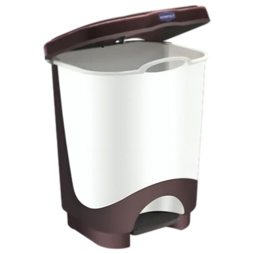 Pedal Bin No2 Silver Grey 6L Foot Operated Dustbin Hands-Free Waste Bin