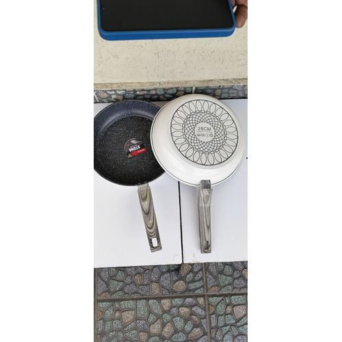 Quality Stone Pan With Grill Lines