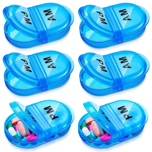 pill organiser AM/PM compact pill case