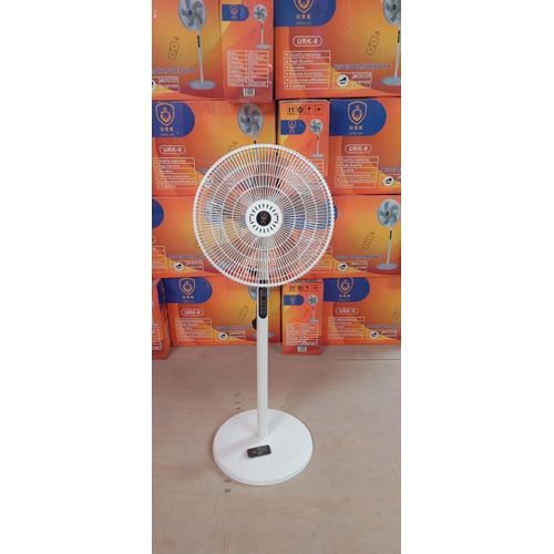 Remote Controlled 16-Inch Modern Standing Fan – Quiet & Adjustable URK Fan