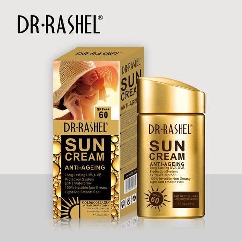 Gold Collagen Sun Cream (SPF 60)80g-Gold And Black