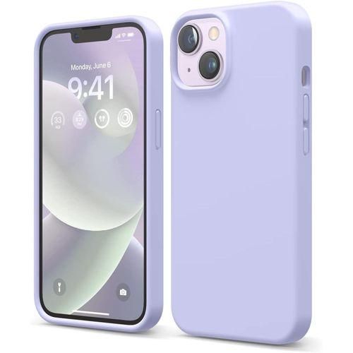 For Apple IPhone 14 (6.1 Inch) Real Silicone Case With Inside Microfiber Lining Cover