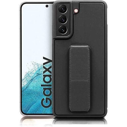 For Samsung Galaxy S22 Mobile Case with Magnetic Stand and Holder Hand Strap