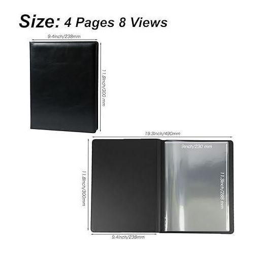 leather A4 Menu Folder, for displaying menus, wine lists, sheet music, presentations, or important documents. Perfect for restaurants, cafes, bars, offices, and events
