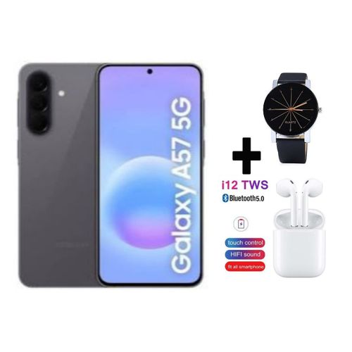 GALAXY A57_6.7'' AMOLED,,8GB RAM+256GBROM,,50MP TRIPLE CAMERA(OIS)4K,,5000mAh+45W CHARGING,,ANDROID 15+UP TO 6YRS UPDATES+FREE GIFTS
