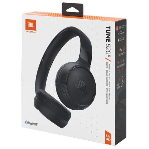 JBL Tune 520 Wireless Bluetooth Headphones On-Ear Foldable Deep Bass Gaming Music Headset