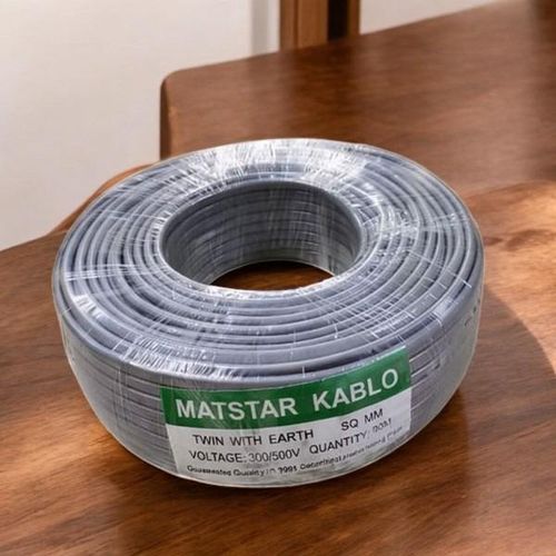 2.5MM 90 Metres Durable PVC Coated Twin With Earth Flat Electrical Wiring Cable