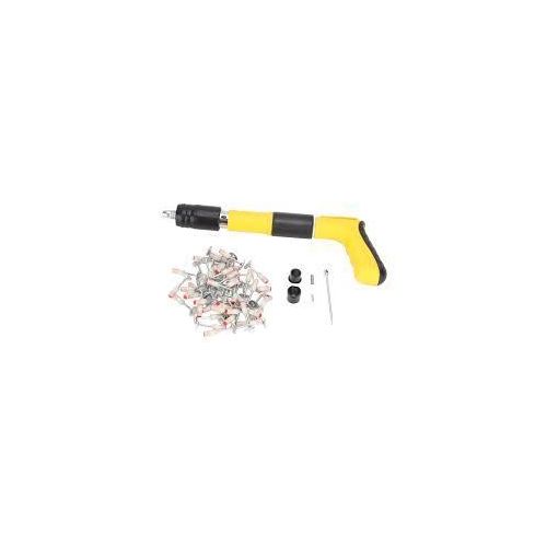 Manual Concrete Nail Gun, Mini Portable Iron Wall Nail Shooting Machine with accesories and Nails, Lightweight Accurate Wall Fastening Power Tool for Renovation and Maintenance